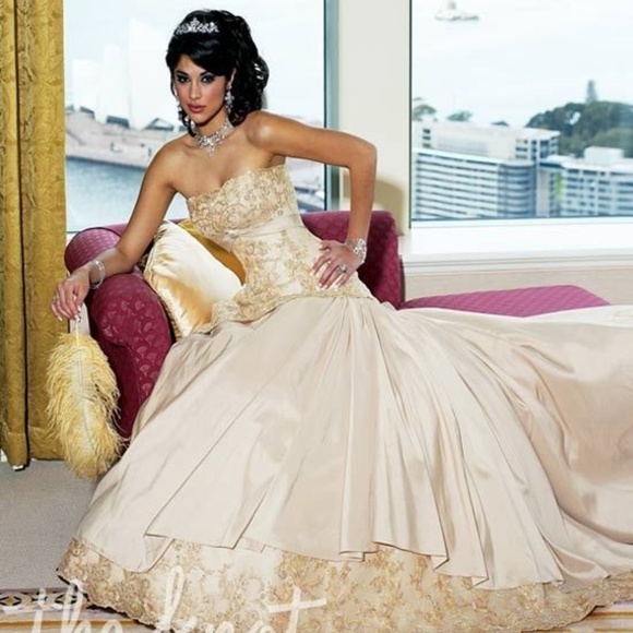 Gold Maggie Sottero Dresses Suzanne, Maggie Sottero Dress